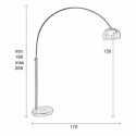 Gulvlampe \'Metal Bow\' - Sort