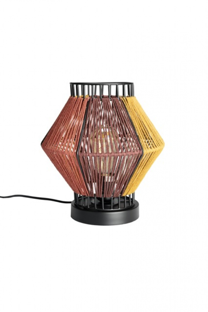 Bordlampe \'Rope\' 30x30 - Flerfarvet i gruppen Belysning / Lamper / Bordlamper hos Reforma (5200155)