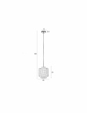 Loftlampe \'Arjun\' Wide - Beige