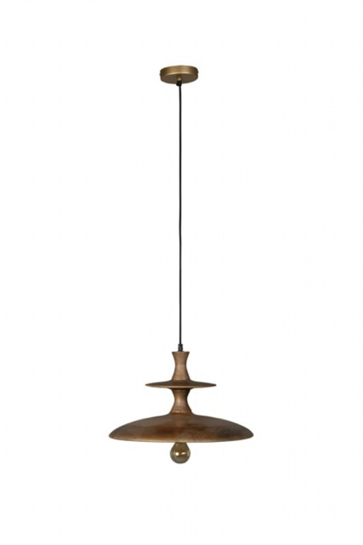 Loftlampe \'Cath\' 43x43 - Guld i gruppen Belysning / Lamper / Loftlamper hos Reforma (5300218)