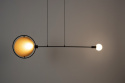 Loftlampe \'Sirius\' 35x133 - Sort