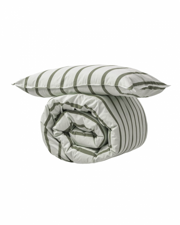 Dynebetræk \'Wegga\' 200x135 - Grøn/Hvid i gruppen Indretning / Tekstiler / Sengesæt hos Reforma (561141106)