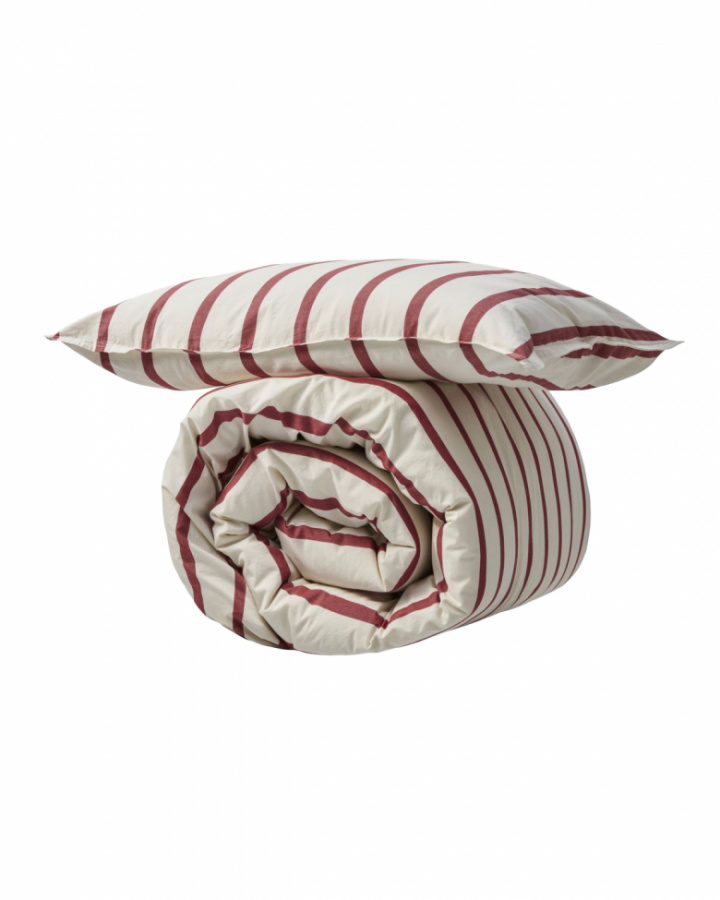 Dynebetræk \'Wegga\' 200x135 - Rød/Hvid i gruppen Indretning / Tekstiler / Sengesæt hos Reforma (561141206)