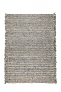 Uldtæppe \'Frills\' 170x240cm - Grå/Blå