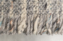 Uldtæppe \'Frills\' 170x240cm - Grå/Blå