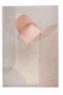 Uldtæppe \'Dream\' 160x230cm - Natur/Rosa