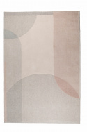 Uldtæppe \'Dream\' 200x300cm - Natur/Rosa