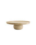 Fad \'Masa\' rundt 50cm - Travertin