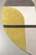 Tæppe \'Hilton\' 240cm - Grå/Gul