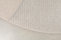 Tæppe \'Bliss\' Rundt 240cm - Grå/Blå