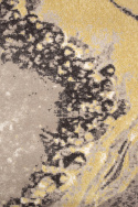 Tæppe \'Sol\' 200x290cm - Grå/gul