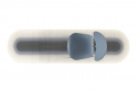 Tæppe \'Olympic\' 67x245cm - Blå