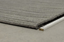Uldtæppe \'Waves\' 170x240cm - Sort