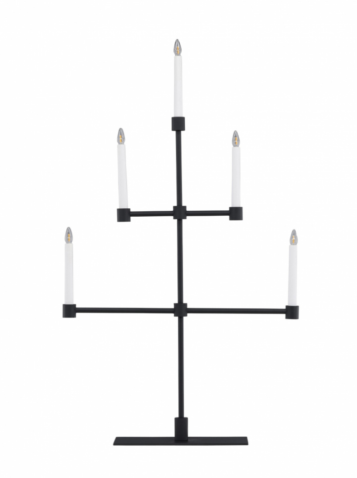 Adventsljusstake \'Falsterbo\' - Sort i gruppen Belysning / Lamper / Julebelysning hos Reforma (61838-100)