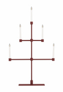 Adventsljusstake \'Falsterbo\' - Rød