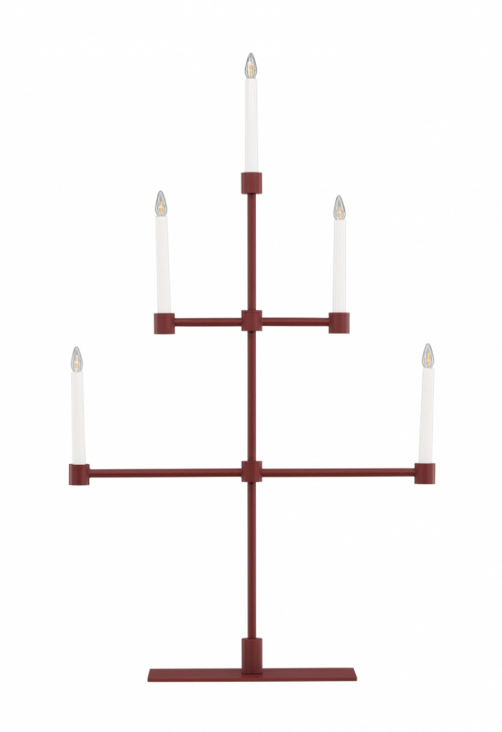 Adventsljusstake \'Falsterbo\' - Rød i gruppen Belysning / Lamper / Julebelysning hos Reforma (61838-889)