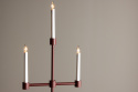 Adventsljusstake \'Falsterbo\' - Rød