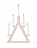 Adventsljusstake \'Tallmo\' - Hvid