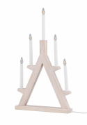 Adventsljusstake \'Tallmo\' - Hvid