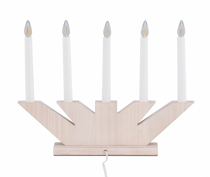 Adventsljusstake \'Katrineholm\' - Hvid i gruppen Belysning / Lamper / Julebelysning hos Reforma (61840-130)