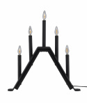 Adventsljusstake \'Norrlund\' - Sort