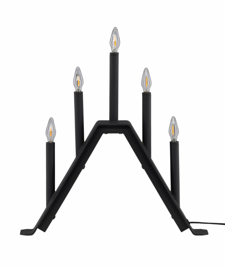 Adventsljusstake \'Norrlund\' - Sort i gruppen Belysning / Lamper / Julebelysning hos Reforma (61844-100)