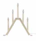 Adventsljusstake \'Norrlund\' - Beige