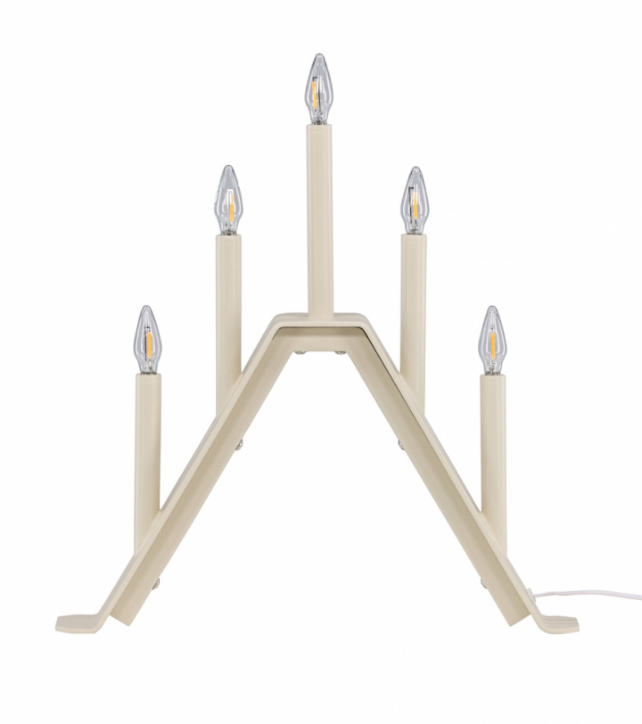 Adventsljusstake \'Norrlund\' - Beige i gruppen Belysning / Lamper / Julebelysning hos Reforma (61844-102)