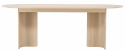Spisebord \'Tranemo\' Ovalt 220x100x75cm - Hvid