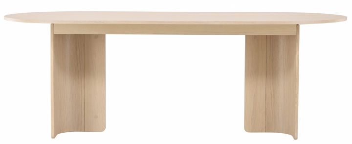 Spisebord \'Tranemo\' Ovalt 220x100x75cm - Hvid i gruppen Møbler / Bord / Spisebord hos Reforma (61953-130)