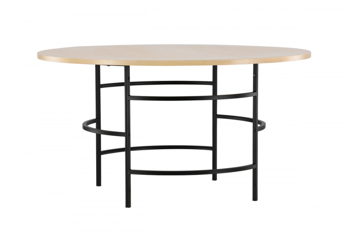 Spisebord \'Copenhagen\' 140x74cm - Hvidpigmenteret/Sort i gruppen Møbler / Bord hos Reforma (62031-130)