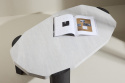 Sofabord \'Kres\' 125x71cm - Beige/Sort