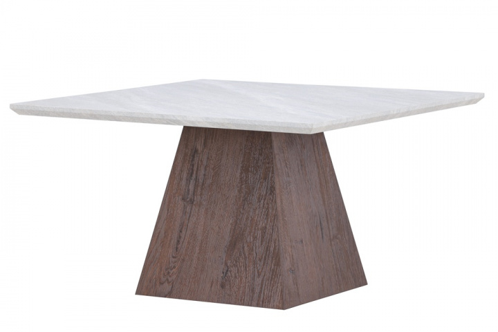 Sofabord \'Ljusnäs\' 80x80cm - Lys grå i gruppen Møbler hos Reforma (62329-490)