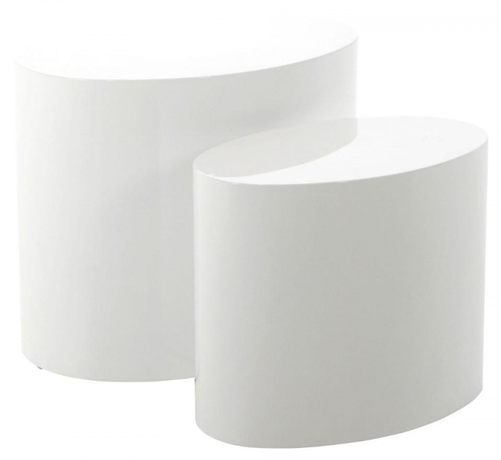 Sofabord \'Ponza\' 2 dele - Hvid i gruppen Møbler / Bord / Sofabord hos Reforma (63235)