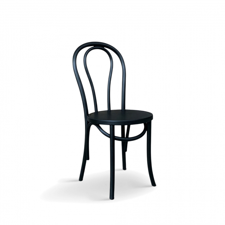Stol \'Bistro\' - Træ/Sort i gruppen Møbler / Sidde møbler / Stole hos Reforma (64015-black)