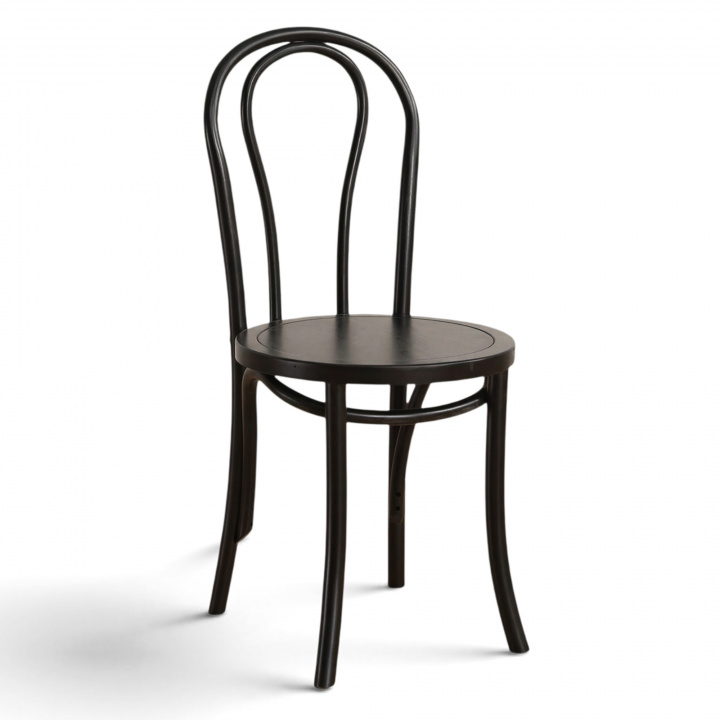 Stol \'Bistro\' - Træ/Sort i gruppen Møbler / Sidde møbler / Stole hos Reforma (64015-black)