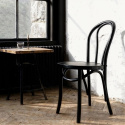 Stol \'Bistro\' - Træ/Sort