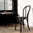 Stol \'Bistro\' - Træ/Sort