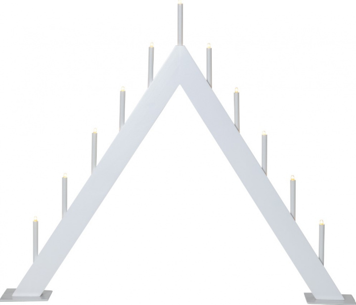 Adventsljusstake \'Buzz\' 50cm - Hvid i gruppen Belysning / Lamper / Julebelysning hos Reforma (644-47)