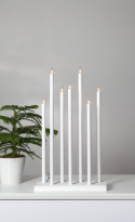 Adventskrans \'Holy\' 7 Lygter - Hvid