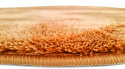 Rund tæppe \'Aranga Super Soft\' 200cm - Orange
