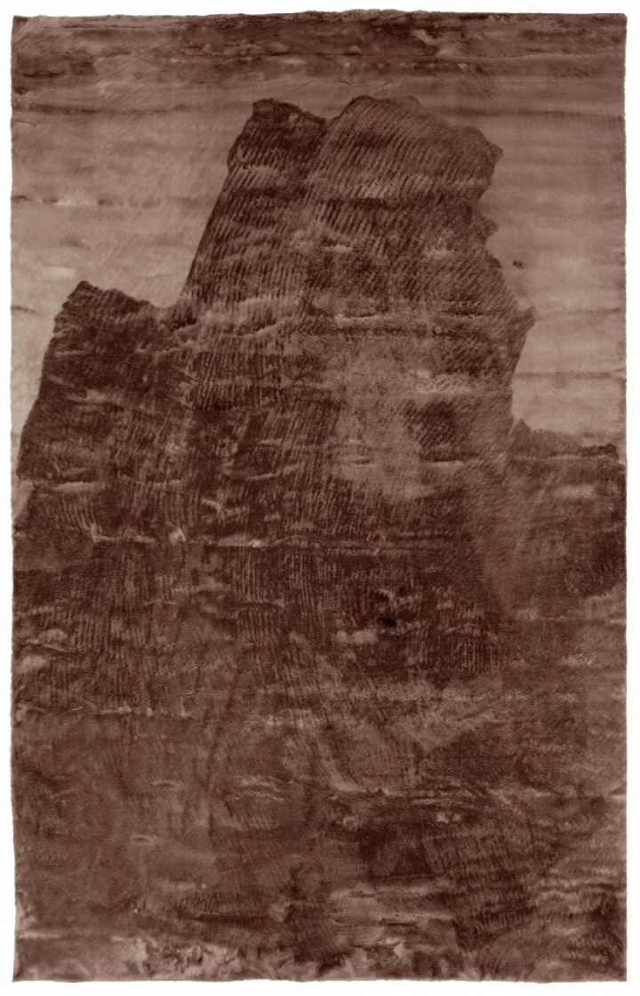 Gulvtæppe \'Aranga Super Soft\' 200x290cm - Mørkebrun i gruppen Indretning / Tæpper / Ryamåtter hos Reforma (6902441000660)