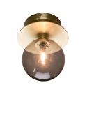 Væglampe \'Art Deco\' - Røgfarvet