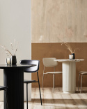 Cafebord \'Erie\' - Sort/Marmor