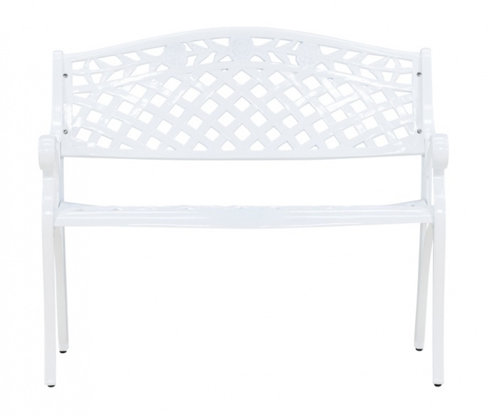 B&aelig;nk \'Pontavedra\' - Hvid i gruppen Møbler / Havemøbler / Bænke til udendørs brug hos Reforma (7172-101)