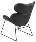 Lænestol \'Hushum\' 90cm - Sort