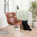 L&aelig;nestol \'Hushum\' 85cm - Brun