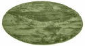 Rund tæppe \'Aranga Super Soft\' 80cm - Oliven