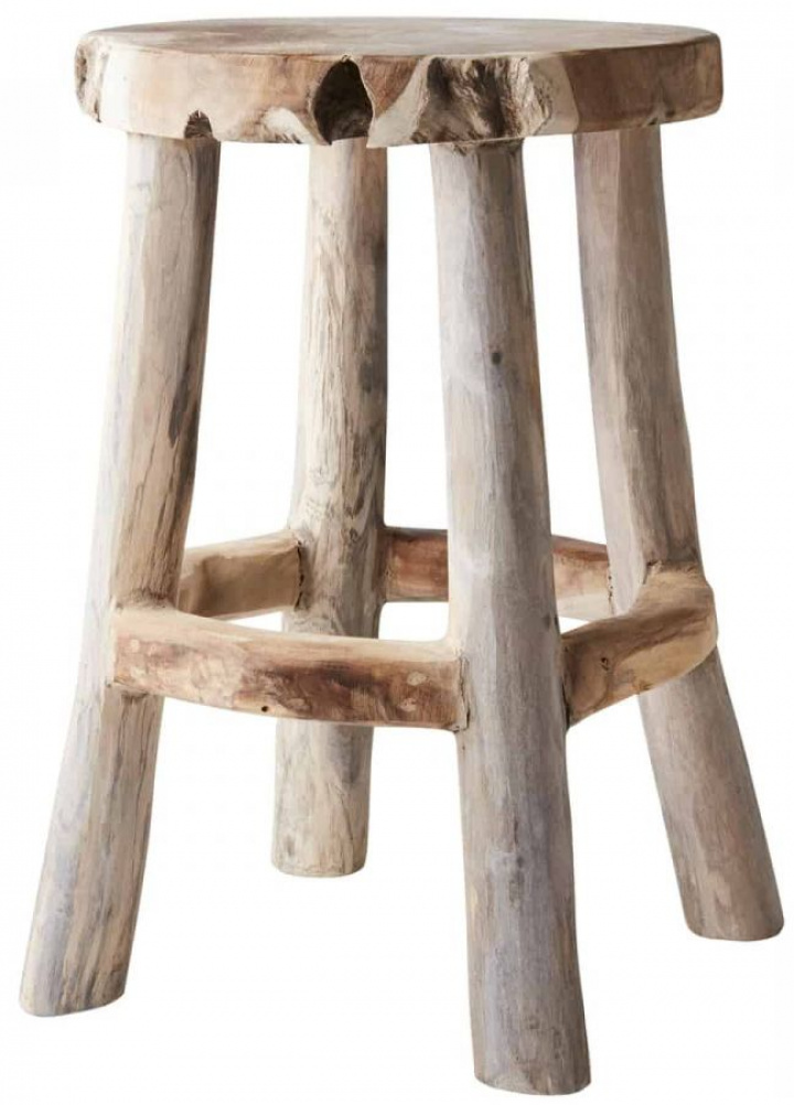 Rund puf \'Arvid\' 38cm - Natur i gruppen Møbler / Sidde møbler / Paller hos Reforma (737-196-00)