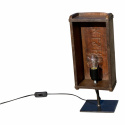Lampe af teglkasse Vintage - Natur